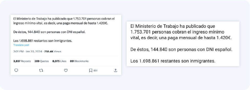 Bad actors attempted to use false and misleading claims designed to stoke tensions ahead of the eu election.