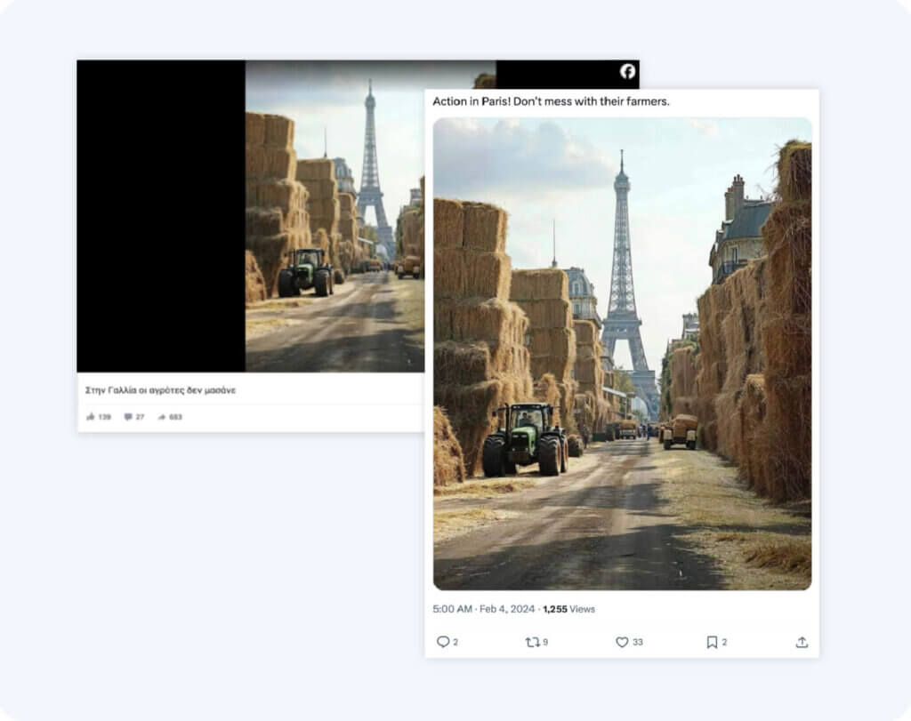 Bad actors misused gen ai platforms to create political imagery targeting voters in the eu election.