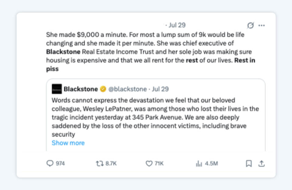 Executive protection, anti-corporate violence, contagion effect