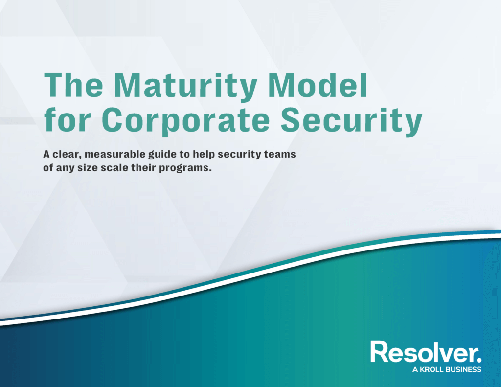 The Maturity Model for Corporate Security eBook cover