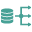 Icon representing system's ability to pull case data from single source