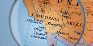 Map of california for california bill 553